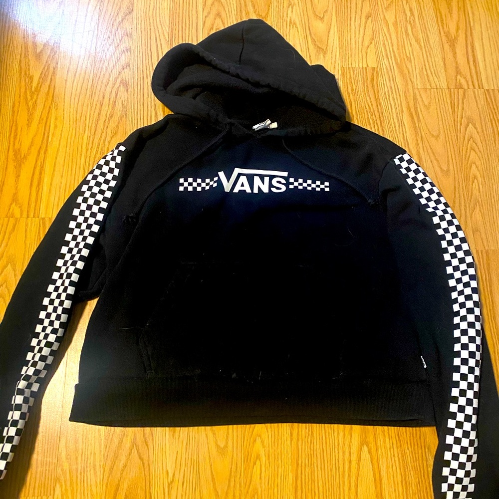 Vans crop hoodie sz M